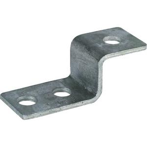 Endstück Z-Form St/tZn mit 3 Bohrungen D 11mm