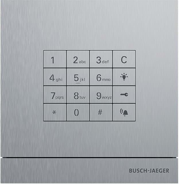 Außenstation mit Tastatur-Modul edelstahl - Busch-Welcome 2-Draht