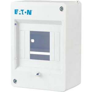 Aufputz Mini Kleinverteiler 1-reihig 4 TE 140 x 95 mm