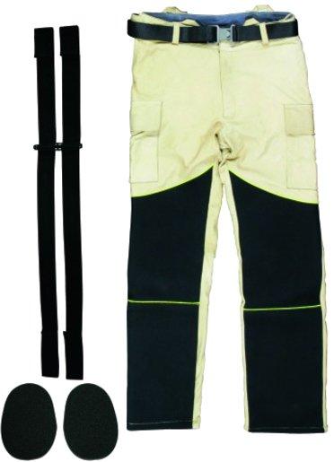 Störlichtbogengeprüfte Schutzhose Gr. 50 einschl. Hosenträger u. Knies