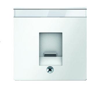 Zentralstück mit Staubschutzschieber und Beschriftungsfeld Q.1/Q