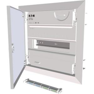 Unterputz Kleinverteiler mit flacher Stahlblechtür 1-reihig