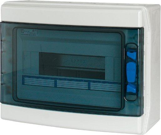 Aufputz IKA Verteiler Industrie UV stabil 1-reihig 12 TE 246 x 310 mm