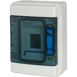 Aufputz IKA Verteiler Standard 1-reihig 4 TE 231 x 166 mm