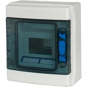 Aufputz IKA Verteiler Standard 1-reihig 6 TE 231 x 238 mm