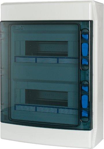 Aufputz IKA Verteiler Industrie UV stabil 2-reihig 24 TE 436 x 310 mm