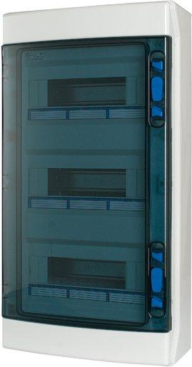 Aufputz IKA Verteiler Industrie UV stabil 3-reihig 36 TE 586 x 310 mm