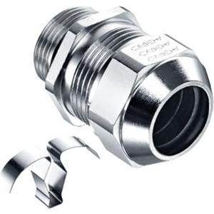 Kabelverschraubung Progress EMV easyConnect M20x1,5 Messing vernickelt