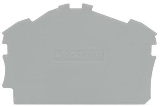 Abschluss- / Zwischenplatte 0,8 mm grau