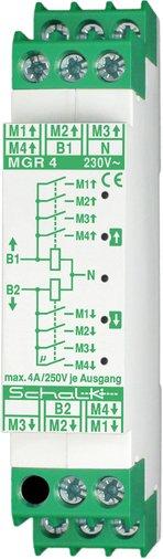 Motor - Gruppen Relais für 4 Motoren