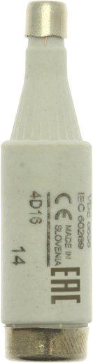 Sicherungseinsatz Niederspannung 4 A AC 500 V D1 gL/gG IEC träge