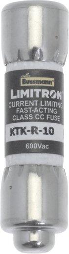 Sicherungseinsatz Niederspannung 10 A AC 600 V 10 x 38 mm CC UL flink