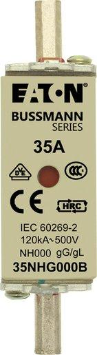 Sicherungseinsatz Niederspannung 35 A AC 500 V NH000 gL/gG IEC