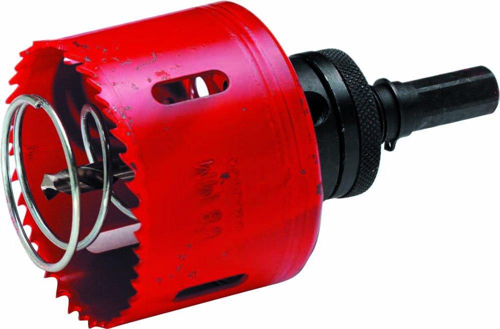 Lochsäge für Schalterdosen komplett mit Aufnahmeschaft 68 mm