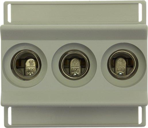 Sicherungsunterteil Niederspannung 16 A AC 400 V D01 3-polig IEC DIN