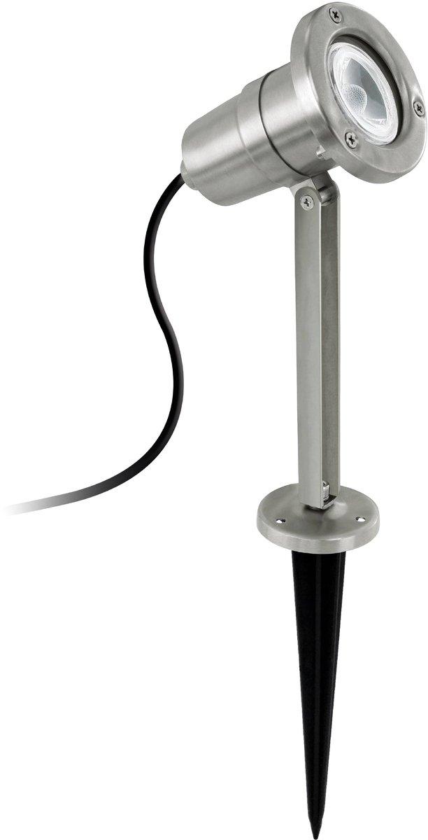 Strahlerspieß 1xGU10-LED 5W 350lm warmweiß Edelstahl NEMA IP54