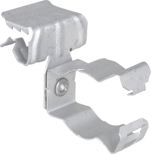 BRITCLIPS Trägerklemme mit Kabelschelle für Flansch 4 - 8 mm