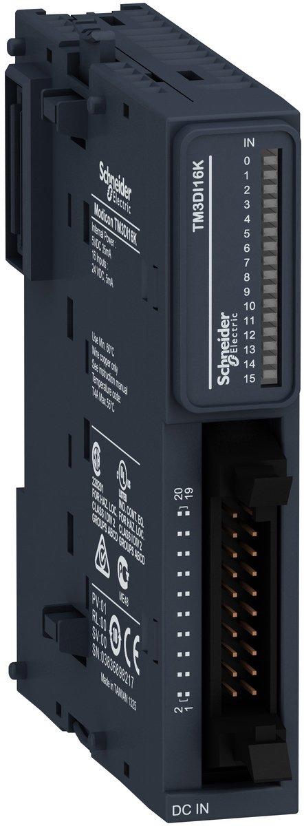 Digitales Eingangsmodul Modicon TM3 16 Eingänge 24 VDC HE10
