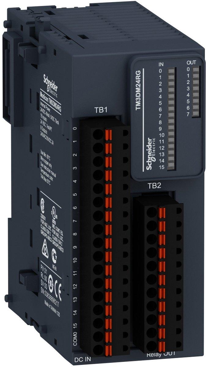 TM3 Modul - 24 E/As Relais Federzugklemme