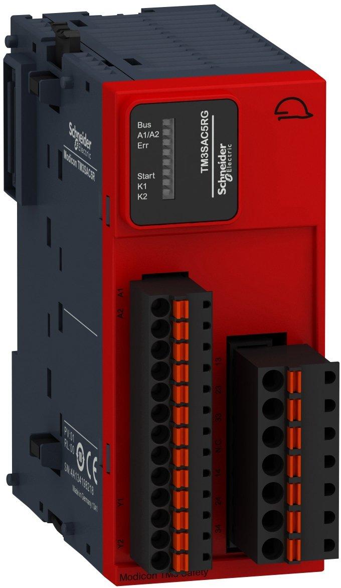 TM3 Modul - integrierte Sicherheit E-STOP Kat.3 Federzugklemme