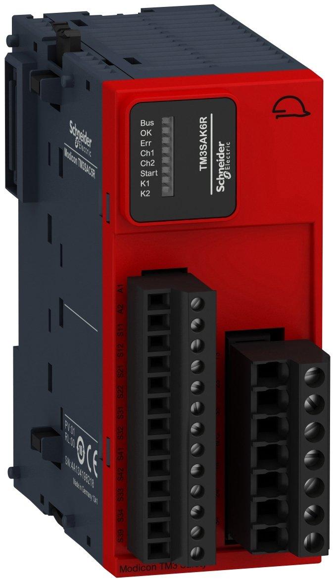 TM3 Modul - integrierte Sicherheit E-STOP/SLB/MAT Kat.4 Schraubklemme
