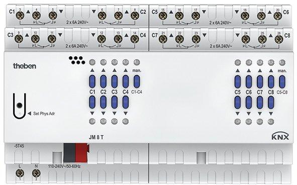 Jalousieaktor 8-fach FIX2