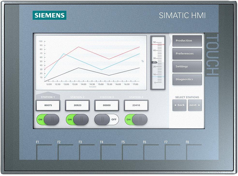 SIMATIC HMI KTP700 BASIC DP Tasten / Touchbedienung 7" TFT 65k Farben
