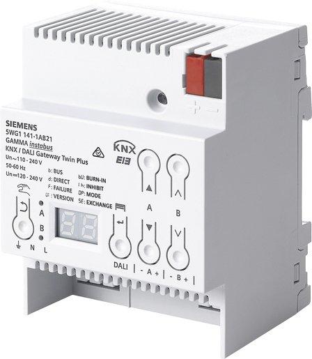 KNX DALI Gateway twin plus 2-Kanal für 2x 64 elektr. Vorschaltgräte (EVGs) REG