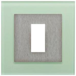 Rahmen Unterputz Glas mint für Fingerscanner UP E