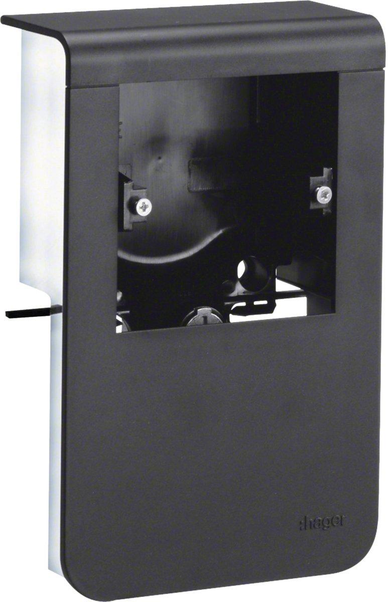 Geräteträger universal design für UP-Geräte mit Rahmen zu SL 20x115mm schwarz