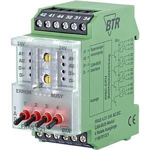 CAN-Modul mit 4 digitalen Relaisausgängen FRAS 4/21 24 V AC/DC