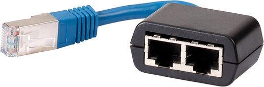 Kabel und Splitter RJ45 8-polig 2 Buchsen und 1 Stecker für FU