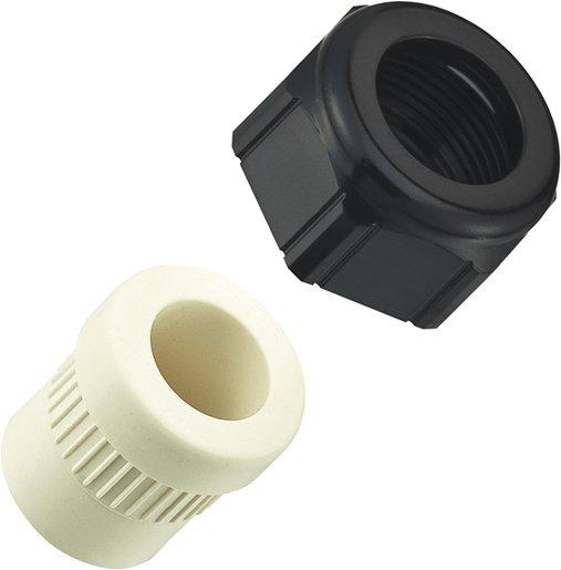 Halbverschraubung Größe M25 Kunststoff