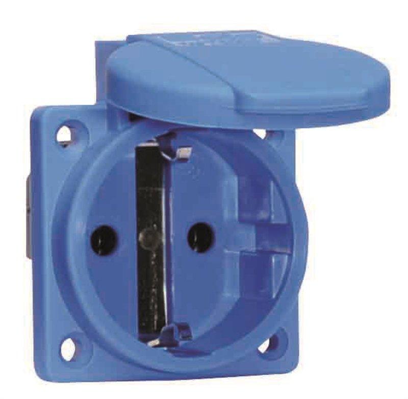 Schutzkontakt-Anbausteckdose