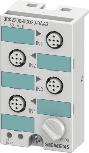 AS-I Kompaktmodul K45 A/B-Slave IP67 Digital 4x1 Eing. max. 200mA PNP
