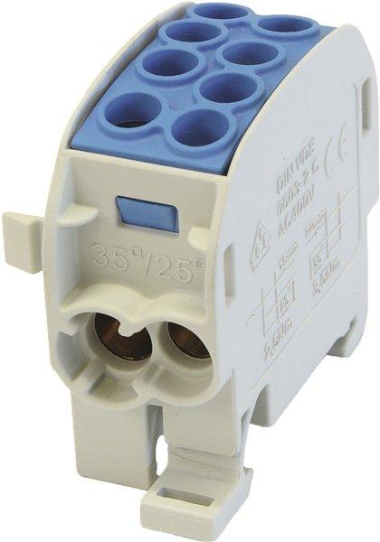 E-Term Hauptleitungsklemme ZK Al/Cu fingersicher 1pol/4-fach 35mm²
