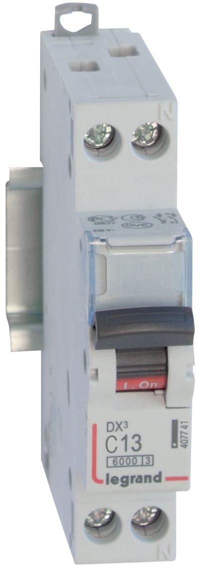 LS-Schalter DX3 C-Charakteristik 13A  1P+N 6kA 230VAC 1TE