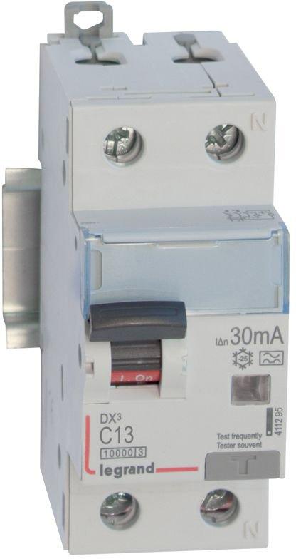 FI / LS Schutzschalter DX3 C 13 A 1-polig + N 10 kA 30 mA A 230 V AC