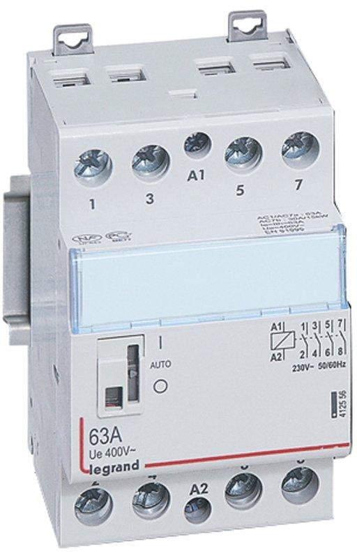 Installationsschütz CX3 4 Schließer 63 A 4-polig 230 V AC