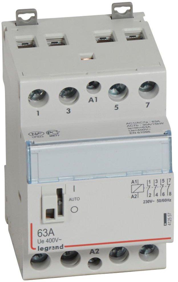 Installationsschütz CX3 4 Öffner 63 A 4-polig 400 V AC