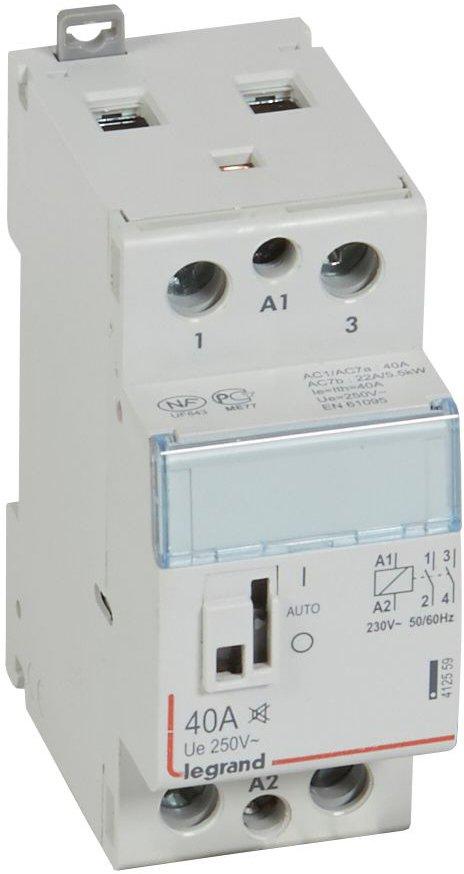 Installationsschütz CX3 2 Schließer 40 A 2-polig 230 V AC brummfrei