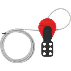 Lockout Safelex universal Kabel-Verriegelung mit 2m beschichtetem Stahlkabel