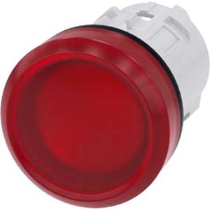Leuchtmelder 22mm rund KST rot Linse Glatt