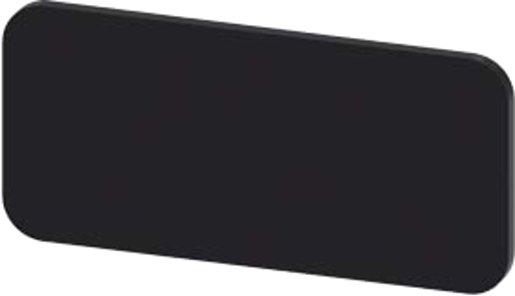 Bezeichnungsschild für Schildgröße 12,5x27mm schwarz ohne Aufschrift
