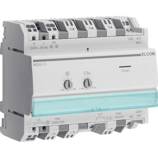 Bus Strangversorgung mit Relais REG lichtgrau / grau