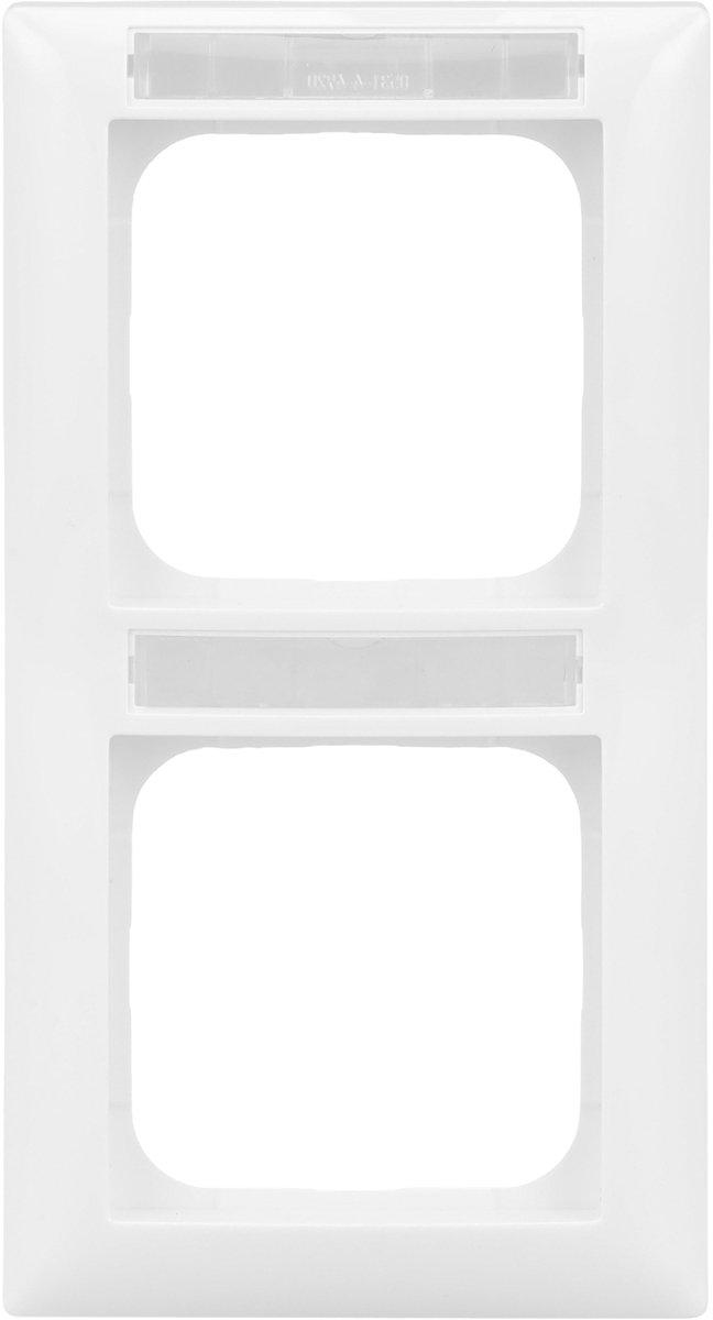 Abdeckrahmen 2-fach alpinweiß - Busch-balance SI