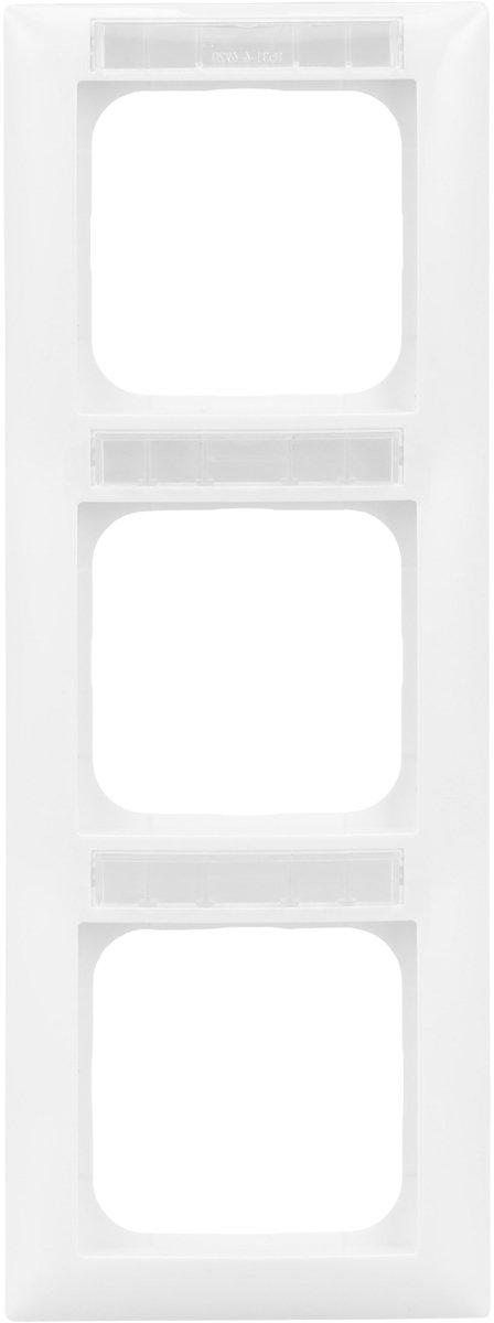 Abdeckrahmen 3-fach alpinweiß - Busch-balance SI