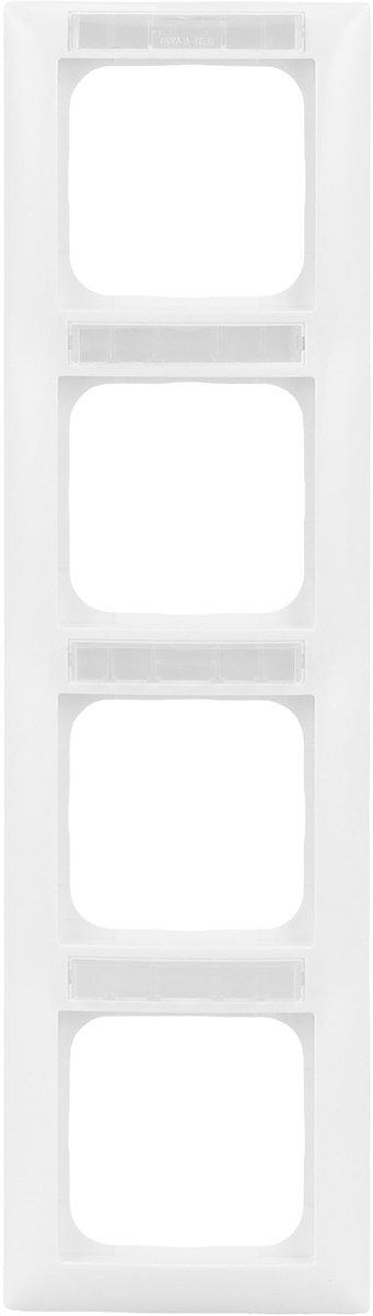 Abdeckrahmen 4-fach alpinweiß - Busch-balance SI