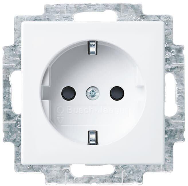 SCHUKO Steckdosen-Einsatz Safety+ alpinweiß - balance&nbsp;SI