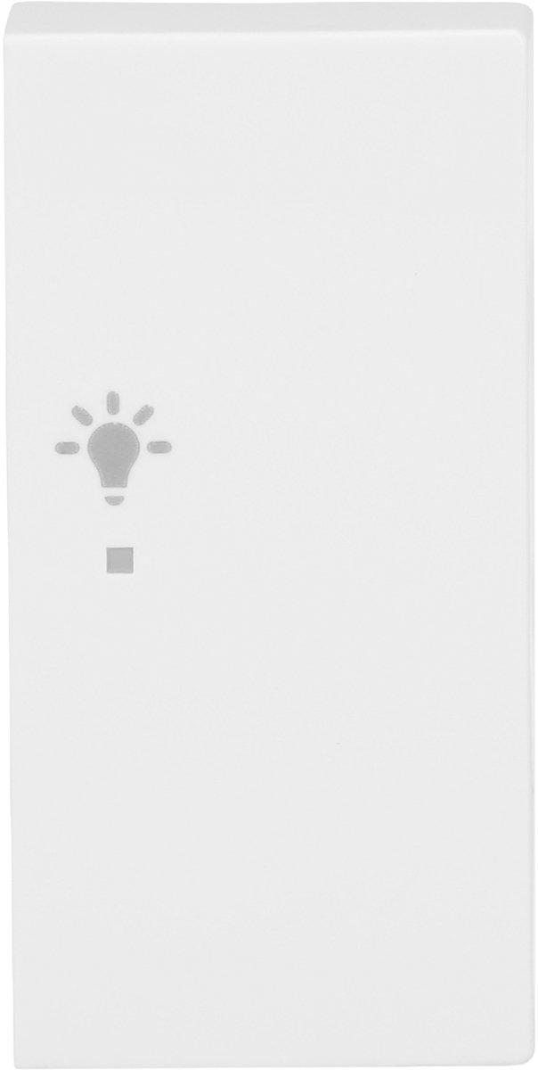 Wippe 2-fach rechts für flex f@h  KNX mit Symbol Licht alpinweiß - balance&nbsp;SI